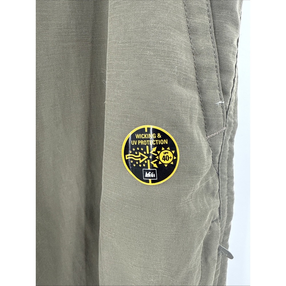 REI Mens Greenn Adventures Travel Hiking Pants Size 40x32 40+ SPF Travel Pants - Picture 3 of 9
